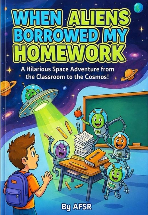 When Aliens Borrowed My Homework — book cover