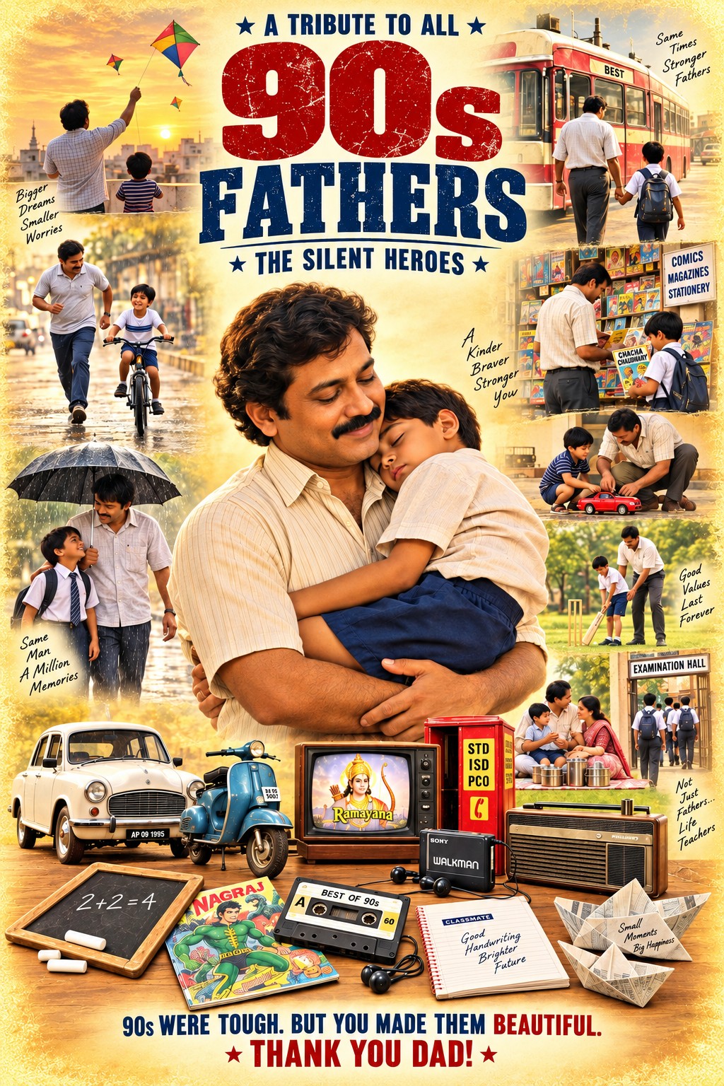 Fathers of the 90s — The Silent Heroes — book cover